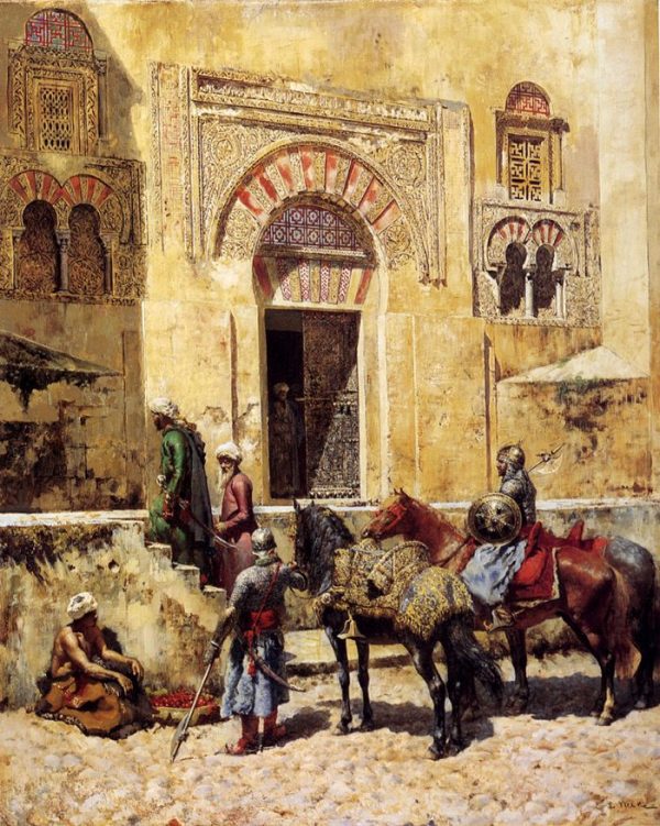 Entering The Mosque by Edwin Lord Weeks
