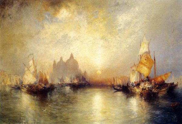Entrance to the Grand Canal Venice by Thomas Moran