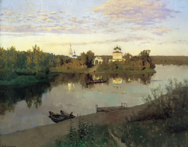 Evening Bells by Isaac Levitan
