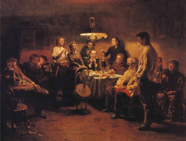 Evening Company by Vladimir Makovsky