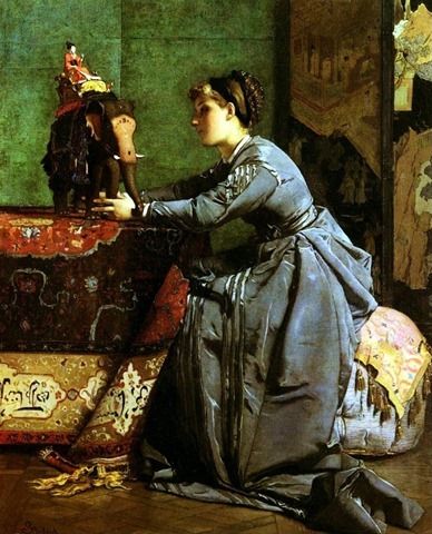 Exotic Bouble by Alfred Stevens