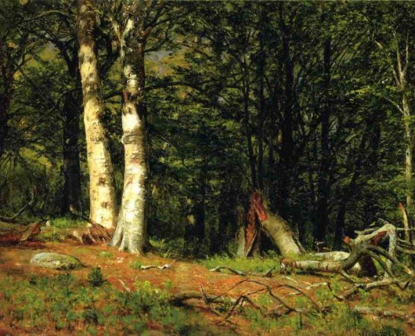 Fallen Birch by Thomas Worthington Whittredge