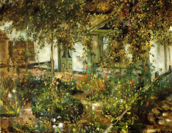 Farmyard in Bloom by Lovis Corinth