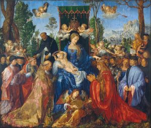 Feast Of The Rosary by Albrecht Durer - hand-painted oil reproduction