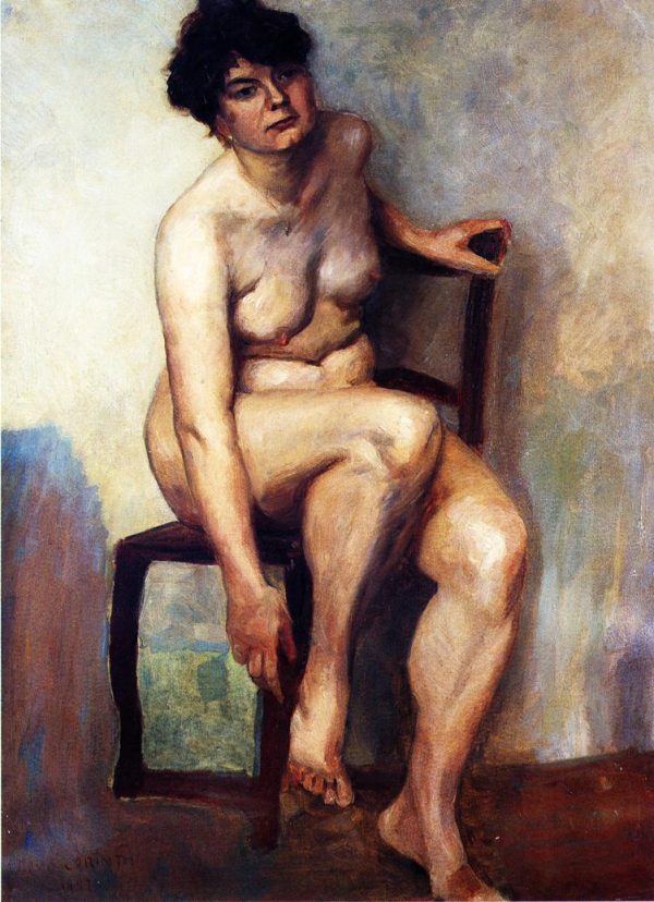 Female Nude by Lovis Corinth