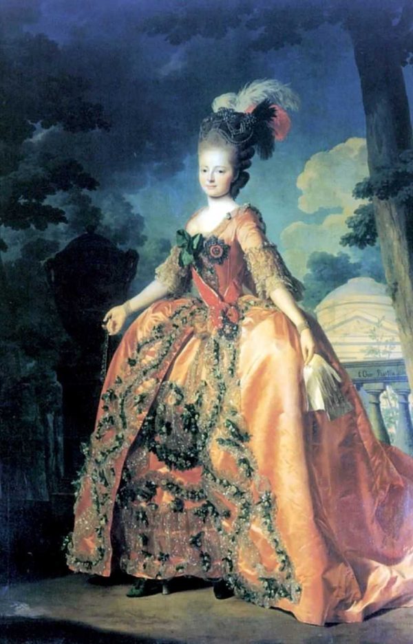 Portrait of Grand Duchess Maria Feodorovna by Alexander Roslin