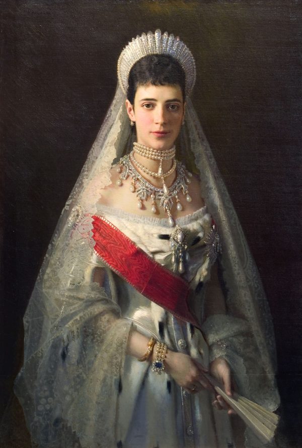 Portrait of the Empress Maria Feodorovna by Ivan Nikolaevich Kramskoy