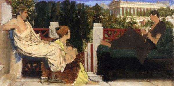 Figures on the Terrace by Lawrence Alma-Tadema