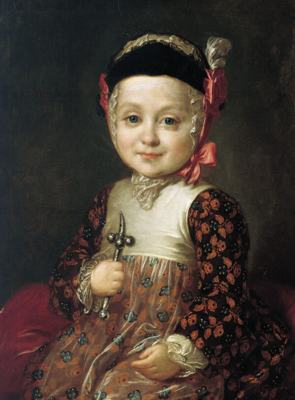 First Count Bobrinsky as a Child by Fyodor Rokotov