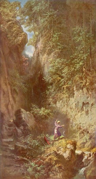 Fisherman by Carl Spitzweg
