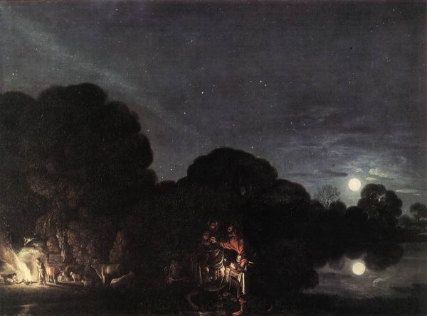Flight into Egypt by Adam Elsheimer