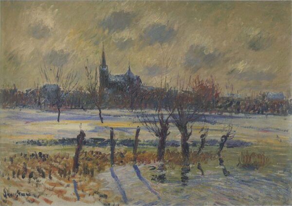 Flood at Nantes by Gustave Loiseau
