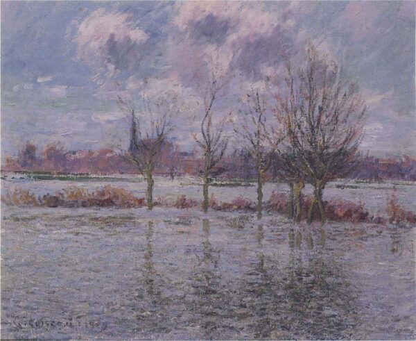 Flood near Nantes by Gustave Loiseau
