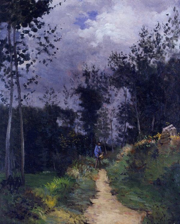 Rural Guardsman in the Fountainbleau Forest by Alfred Sisley