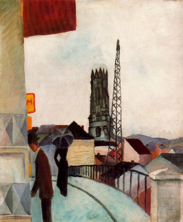 Fribourg Cathedral by August Macke