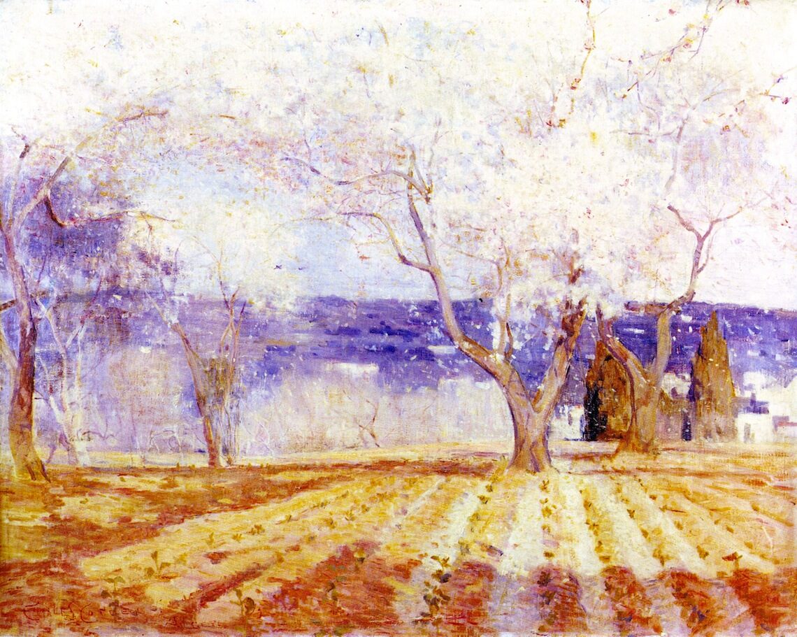 Fruit Trees in Blossom Algiers by Charles Conder