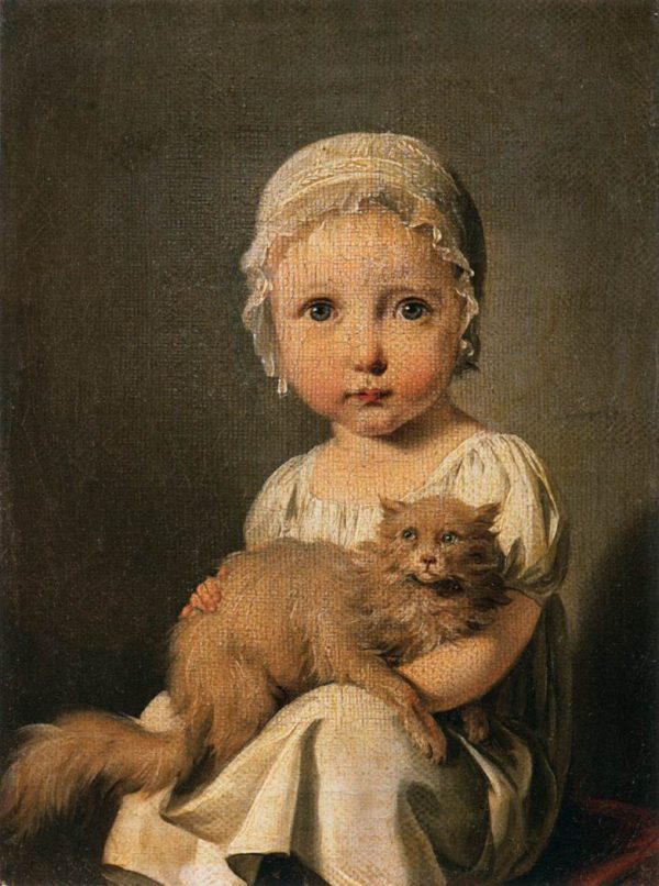 Gabrielle Arnault as a Child by Louis Leopold Boilly