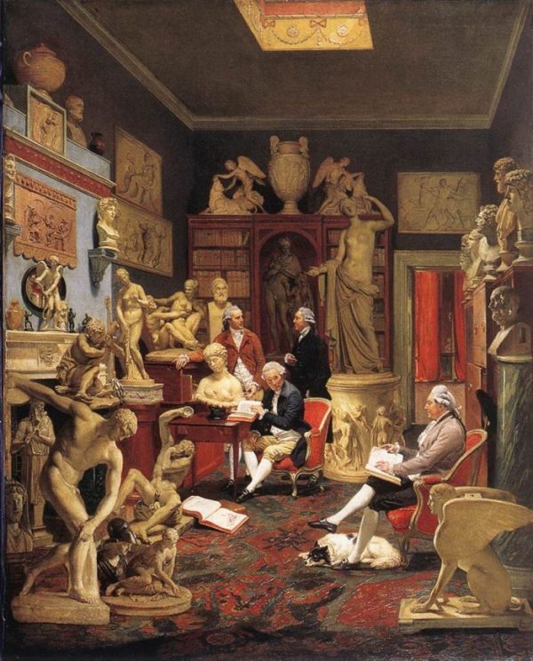 Charles Towneley in his Sculpture Gallery by Johann Zoffany