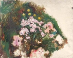Garden Flowers by Benjamin Haughton - hand-painted oil reproduction