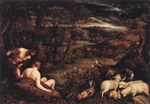 Garden of Eden by Jacopo Bassano