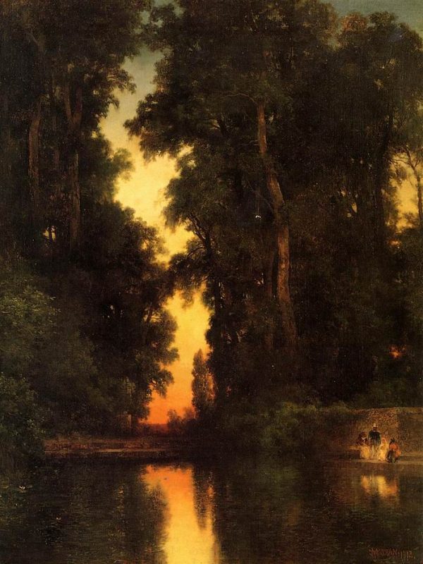 The Borda Gardens Mexico by Thomas Moran