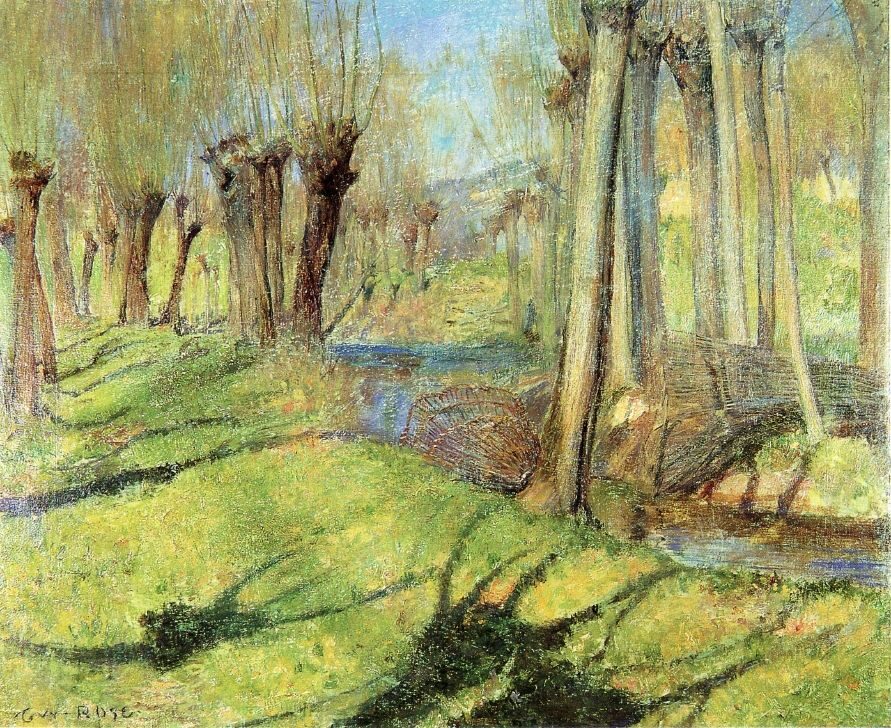 Giverny Willows by Guy Rose