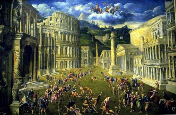 Gladiators by Paris Bordone