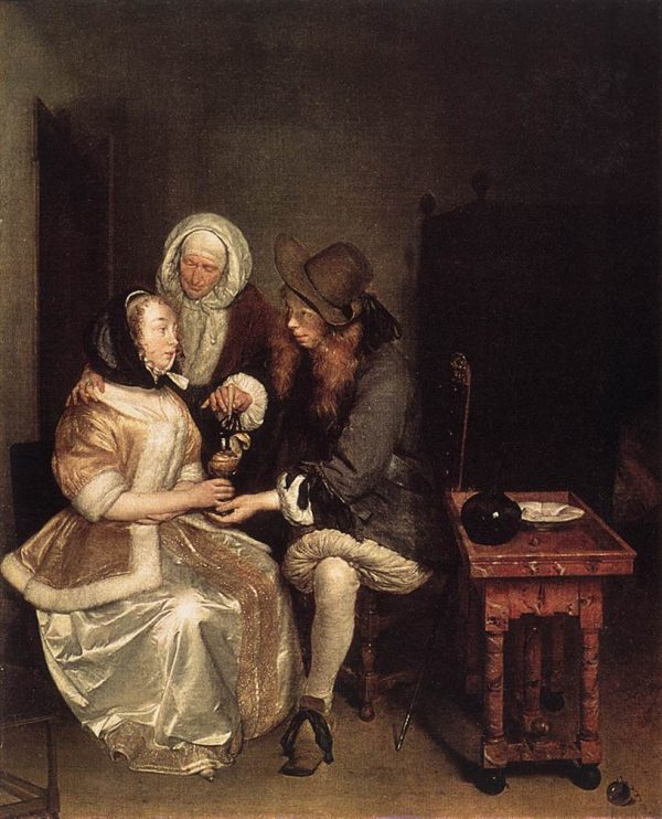 Glass of Lemonade by Gerard ter Borch
