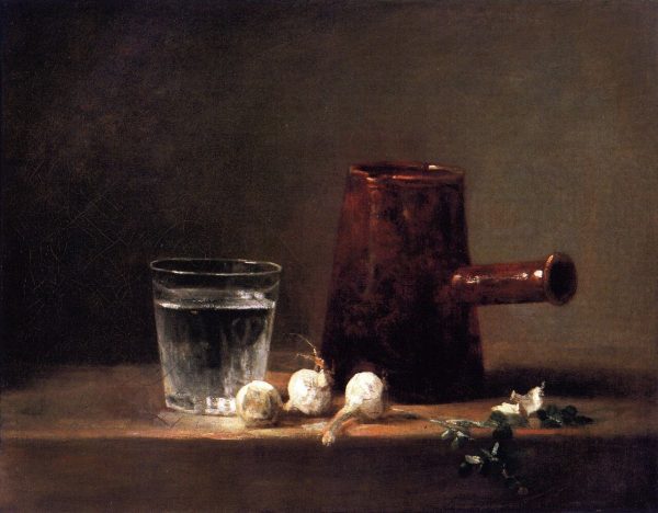 Glass of Water and Coffee Pot by Jean-Baptiste-Simeon Chardin