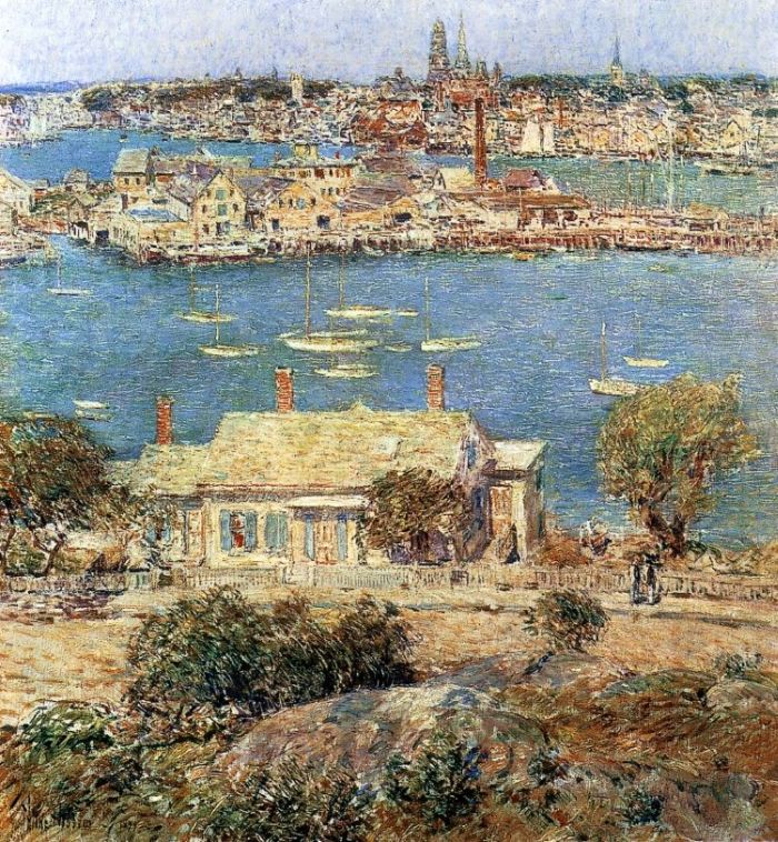 Gloucester Harbor II by Frederick Childe Hassam