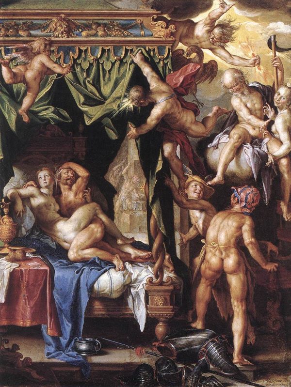 Mars and Venus Discovered by Joachim Wtewael