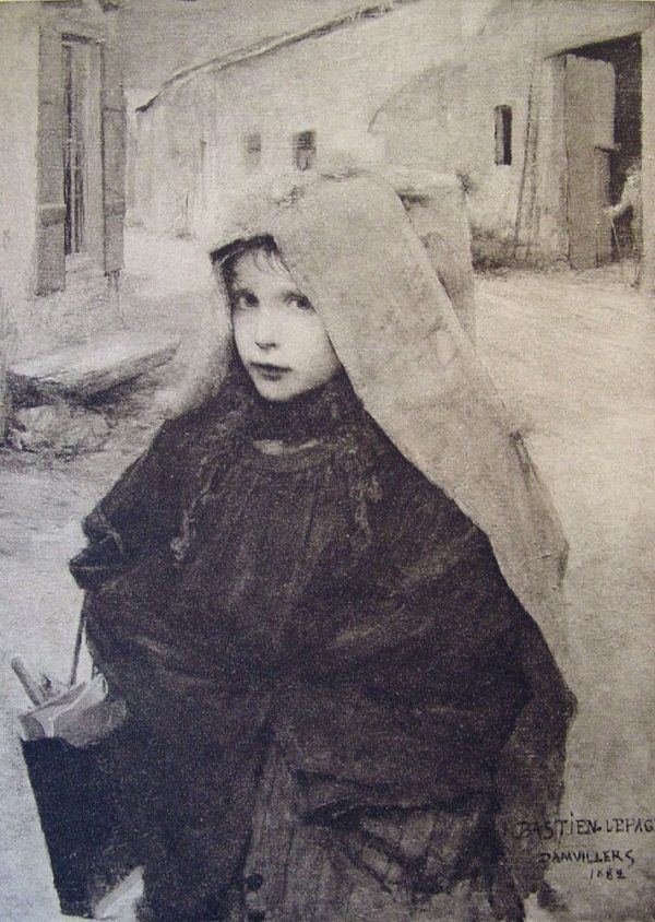 Going to School by Lepage Jules Bastien