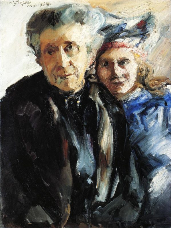 Grandmother and Granddaughter by Lovis Corinth