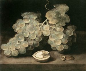 Grape with Walnut by Jacob van Es - hand-painted oil reproduction