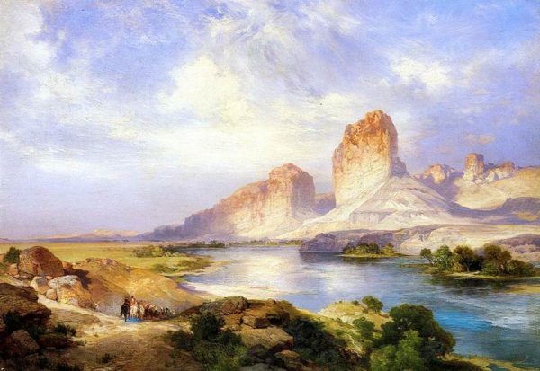 Green River Wyoming by Thomas Moran