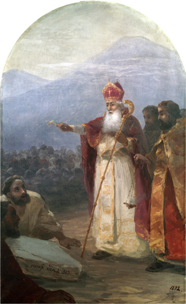 Gregory the Illuminator by Ivan Aivazovsky