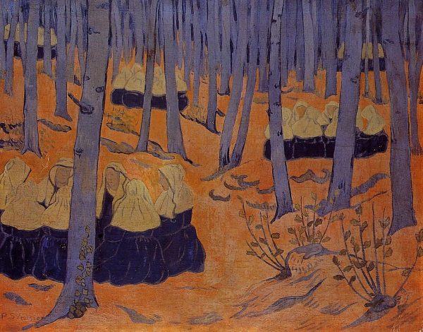 Breton Women, the Meeting in the Sacred Grove by Paul Serusier