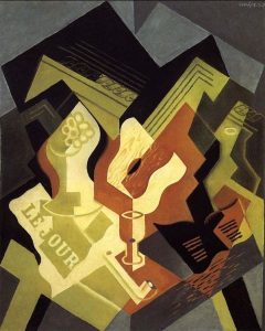 Guitar and Fruit Dish by Juan Gris - hand-painted oil reproduction