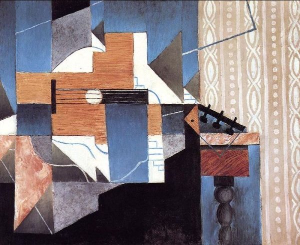 Guitar on the Table by Juan Gris