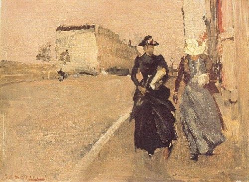 Gust of wind by George Hendrik Breitner