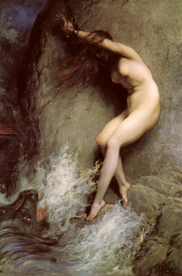 Andromeda Dore by Gustav Dore