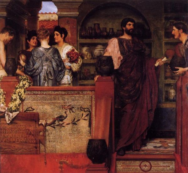 Hadrian Visiting a Romano-British Pottery by Lawrence Alma-Tadema