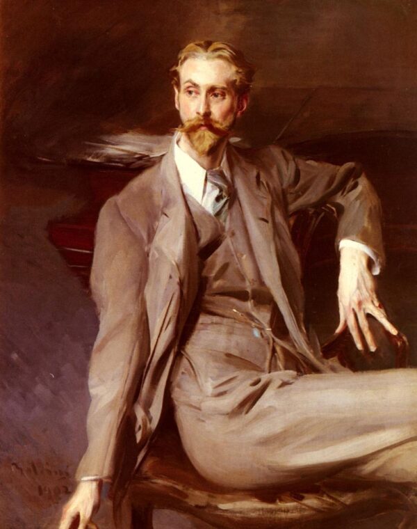 Portrait of the Artist Lawrence Alexander Harrison by Giovanni Boldini