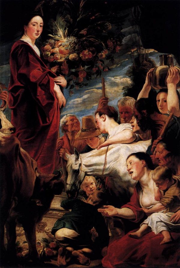 Offering to Ceres, Goddess of Harvest by Jacob Jordaens