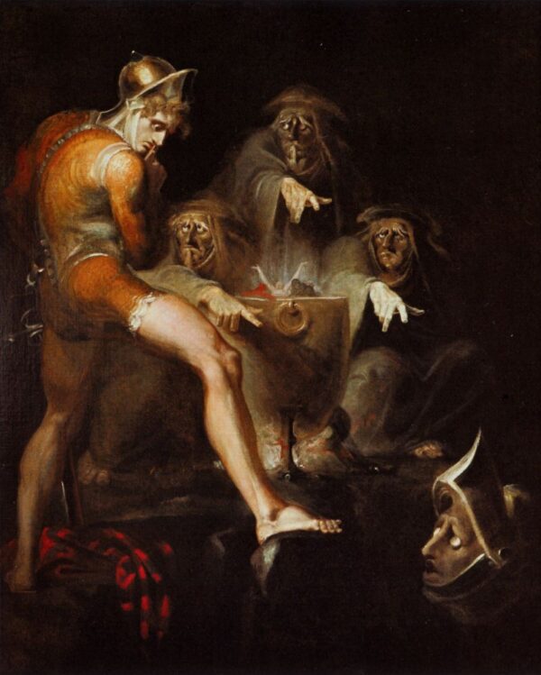 Macbeth Consulting The Vision Of The Armed Head by Henry Fuseli