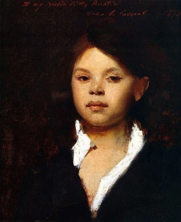 Head of an Italian Girl by John Singer Sargent