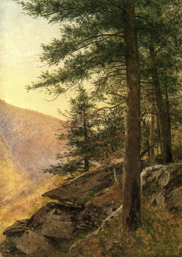 Hemlocks in the Catskills by Thomas Worthington Whittredge
