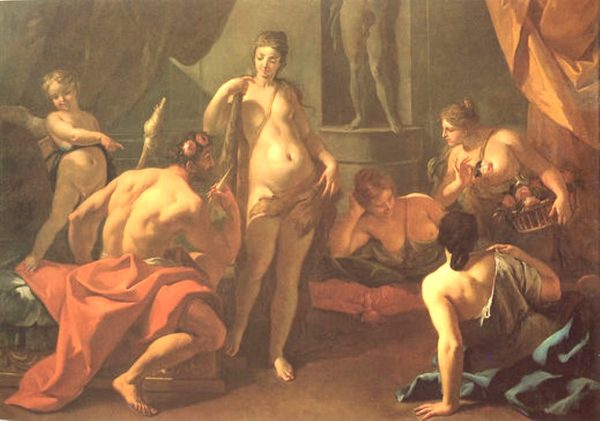 Hercules and Omphale by Sebastiano Ricci