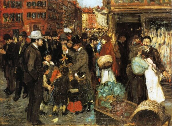 Hester Street by George Luks