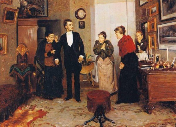 His First Suit by Vladimir Makovsky